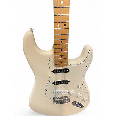 Used  Fender Stratocaster MIM White Solid Body Electric Guitar