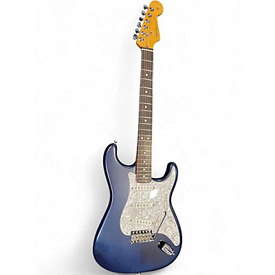 Used Fender Stratocaster Sapphire Blue Trans Solid Body Electric Guitar