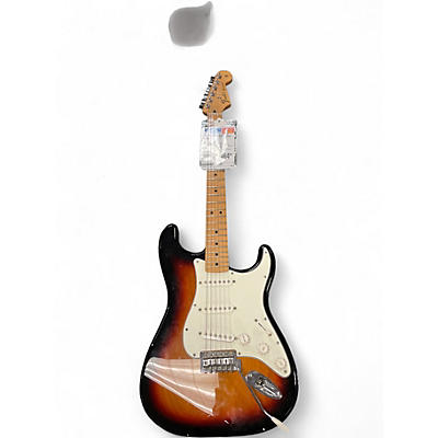 Used Fender Stratocaster Sunburst Solid Body Electric Guitar