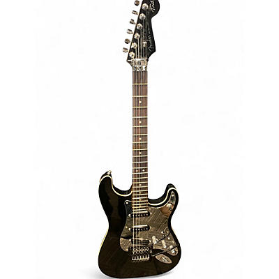 Used Fender Stratocaster Tom Morillo Black Solid Body Electric Guitar