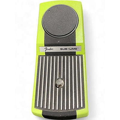 Used Fender Sub-Lime Bass Fuzz Bass Effect Pedal