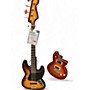Used Fender Suona Jazz Bass Thinline 2 Tone Sunburst Electric Bass Guitar 2 Tone Sunburst