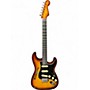 Used Fender Suona Stratocaster 2 Tone Sunburst Hollow Body Electric Guitar 2 Tone Sunburst
