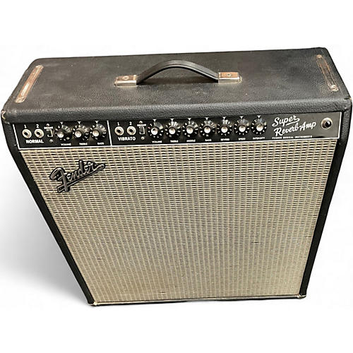 Used Fender Super Reverb 4x10 Tube Guitar Combo Amp