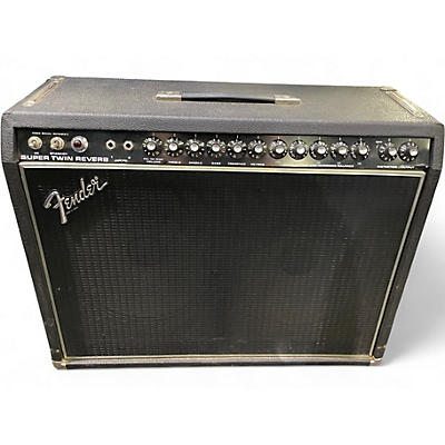 Used Fender Super Twin Reverb Tube Guitar Combo Amp
