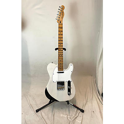 Fender Used Fender Swamp Ash Telecaster White Blonde Solid Body Electric Guitar