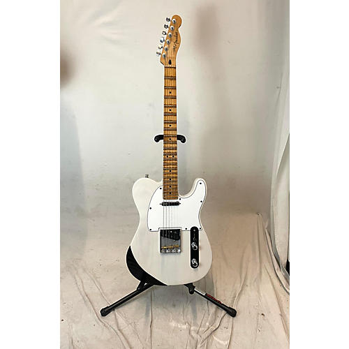 Fender Used Fender Swamp Ash Telecaster White Blonde Solid Body Electric Guitar White Blonde