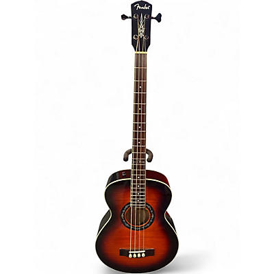 Used Fender T BUCKET  E 3CT 2 Tone Sunburst Acoustic Bass Guitar