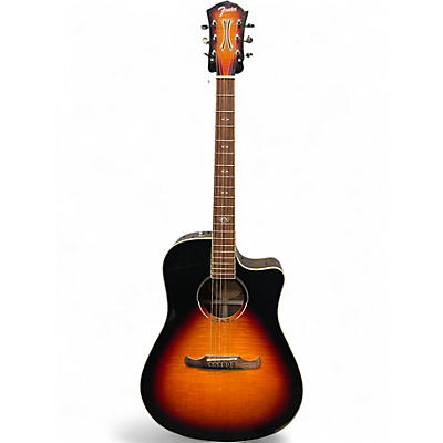 Used Fender T BUCKET Sunburst Acoustic Electric Guitar