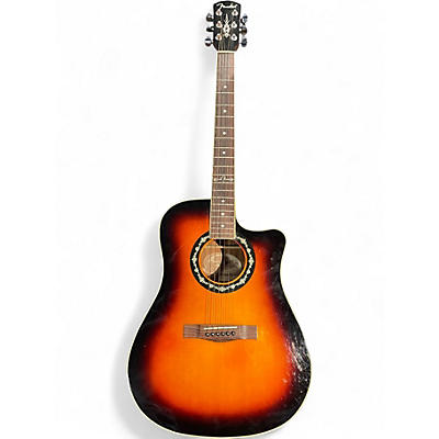 Used Fender T Bucket 100CE 2 Tone Sunburst Acoustic Electric Guitar