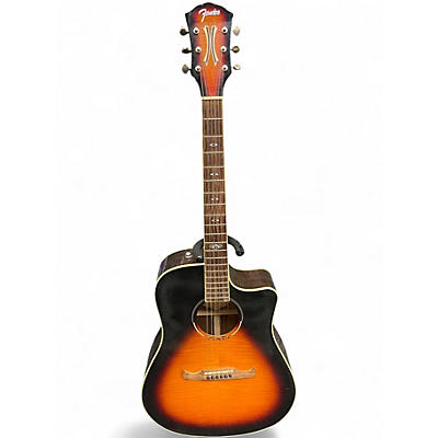 Used Fender T Bucket 300CE 2 Color Sunburst Acoustic Electric Guitar