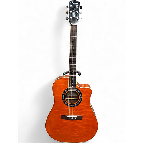 Used Fender T Bucket 300CE Amber Acoustic Electric Guitar Amber