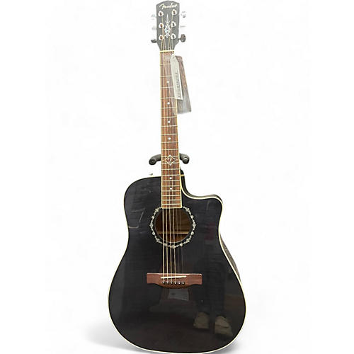 Used Fender T Bucket 300CE Black Acoustic Electric Guitar Black