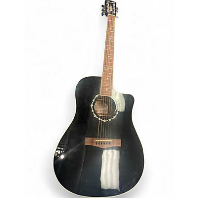 Used Fender T Bucket 300CE Black Acoustic Electric Guitar