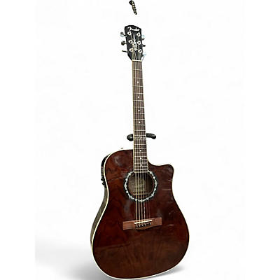 Used Fender T Bucket 300CE Natural Acoustic Electric Guitar