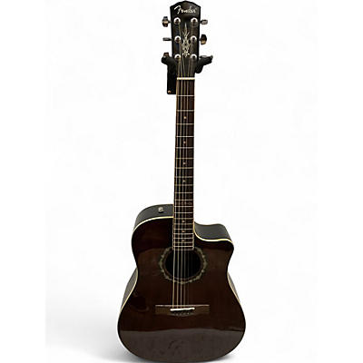 Used Fender T Bucket 300CE VIOLET ASH TV Acoustic Electric Guitar