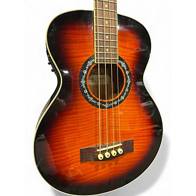 Used Fender T Bucket Bass 3 Tone Sunburst Acoustic Bass Guitar