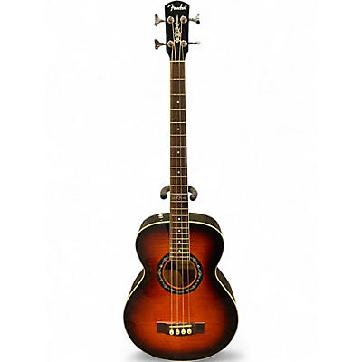 Used Fender T Bucket Bass 3 Tone Sunburst Acoustic Bass Guitar