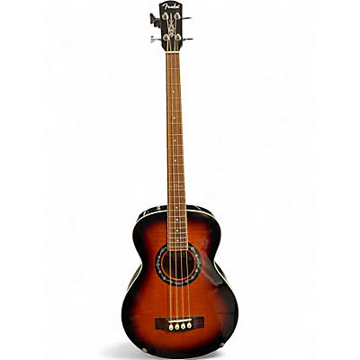 Used Fender T Bucket Bass 3 Tone Sunburst Acoustic Bass Guitar