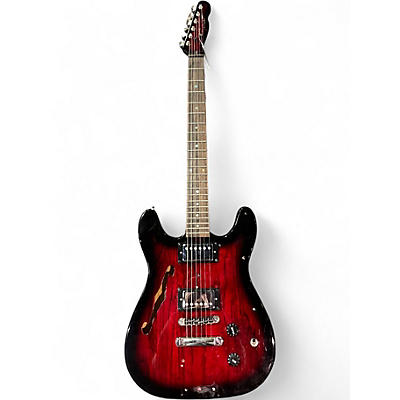 Used Fender TC-90 RED SUNBURST Hollow Body Electric Guitar