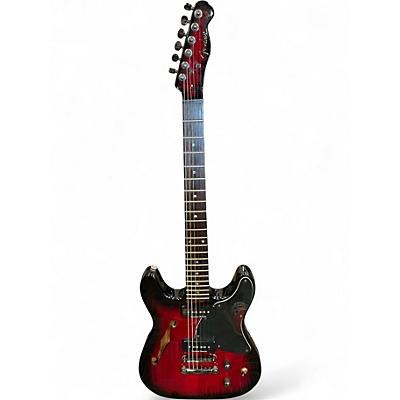 Used Fender TC-90 TELECASTER RED BURST Hollow Body Electric Guitar
