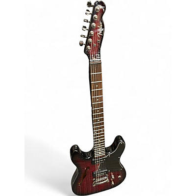 Used Fender TC90 BLACK CHERRY BURST Hollow Body Electric Guitar