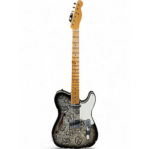 Used Fender TELE THINLINE LTD DBL CUSTOM RELIC PAISLEY B Hollow Body Electric Guitar PAISLEY B