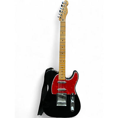 Used Fender TELECASTER BLACK AND RED Solid Body Electric Guitar