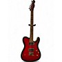 Used Fender TELECASTER CUSTOM FLAMED MAPLE BACK CHERRY Solid Body Electric Guitar BACK CHERRY