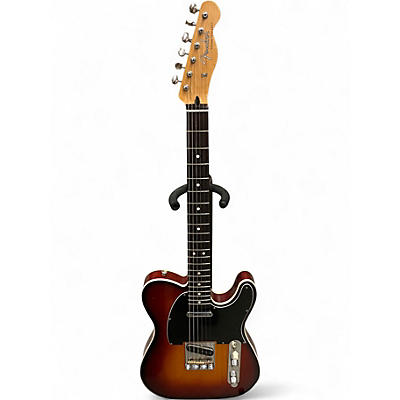 Used Fender TELECASTER CUSTOM JASON ISBELL 3 Color Sunburst Solid Body Electric Guitar