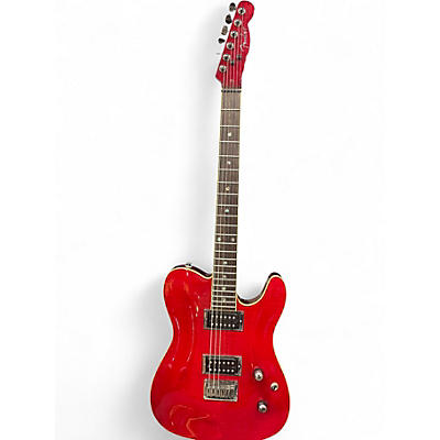 Used Fender TELECASTER FMT HH Crimson Red Trans Solid Body Electric Guitar
