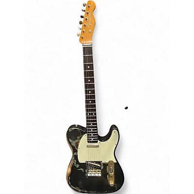 Used Fender TELECASTER JOE STRUMMER WORN BLACK Solid Body Electric Guitar