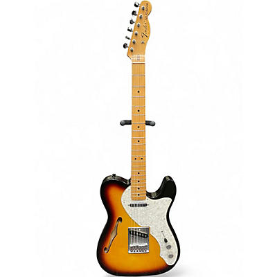 Used Fender TELECASTER THINLINE 2 Tone Sunburst Hollow Body Electric Guitar