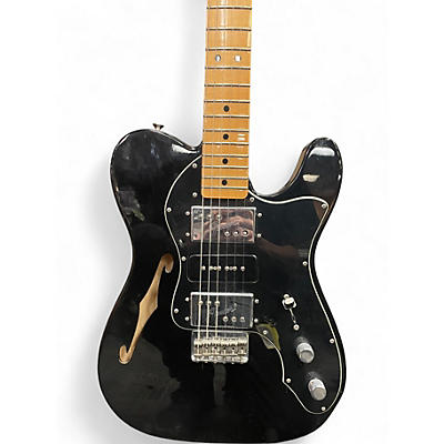 Used Fender TELECASTER THINLINE RELIC Black Solid Body Electric Guitar