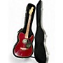 Used Fender Used Fender TELECOUSTIC Candy Apple Red Acoustic Electric Guitar Candy Apple Red