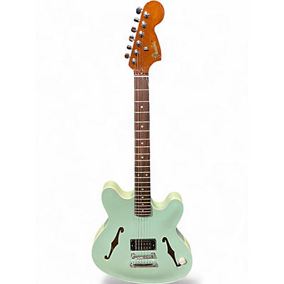 Used Fender TOM DELONGE SIGNATURE STARCASTER Seafoam Green Hollow Body Electric Guitar