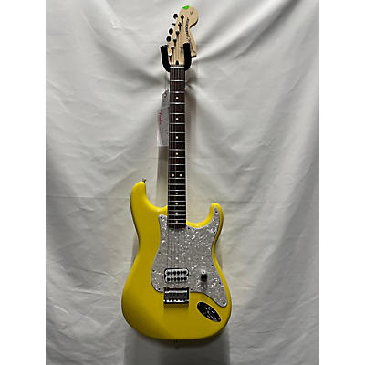 Fender Used Fender TOM DELONGE SIGNATURE STRATOCASTER Yellow Solid Body Electric Guitar