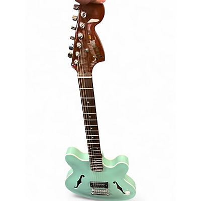 Used Fender TOM DELONGE STARCASTER SEAFOAN GREEM Hollow Body Electric Guitar