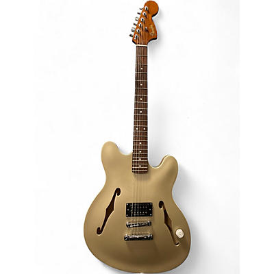 Used Fender TOM DELONGE STARCASTER Shoreline Gold Hollow Body Electric Guitar