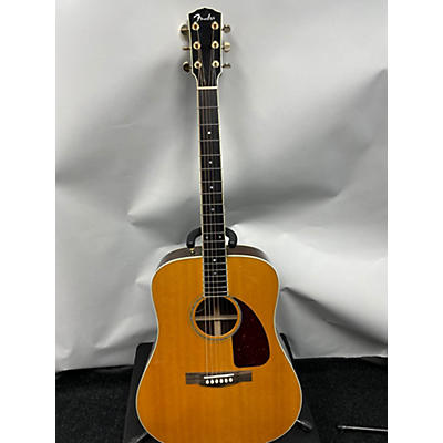 Fender Used Fender TPD2RW Custom Shop Dreadnought Natural Acoustic Electric Guitar