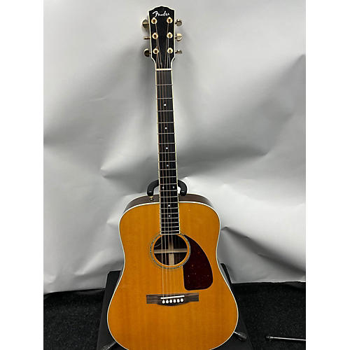 Fender Used Fender TPD2RW Custom Shop Dreadnought Natural Acoustic Electric Guitar Natural