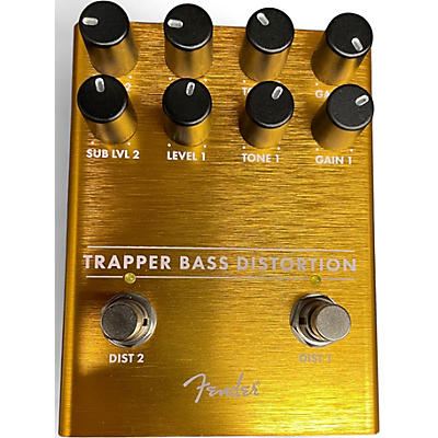 Used Fender TRAPPER BASS DISTORTION  Effect Pedal