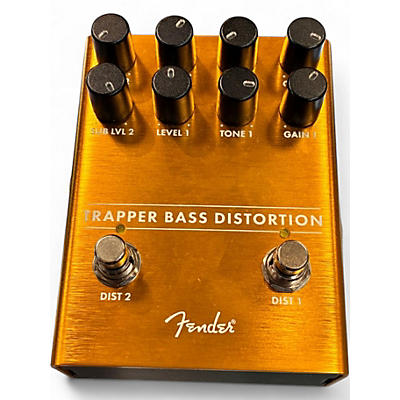 Used Fender TRAPPER BASS DISTORTION Effect Pedal