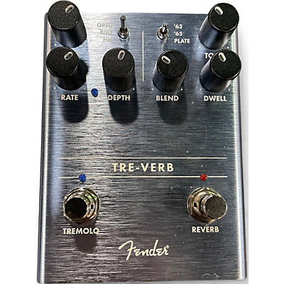 Used Fender TRE VERB Effect Pedal