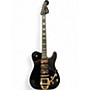 Used Fender TROUBLEMAKER TELE Black and Gold Solid Body Electric Guitar Black and Gold