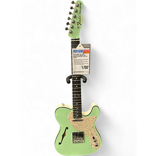 Used Fender TWO TONE TELECASTER THINLINE Surf Green Hollow Body Electric Guitar Surf Green