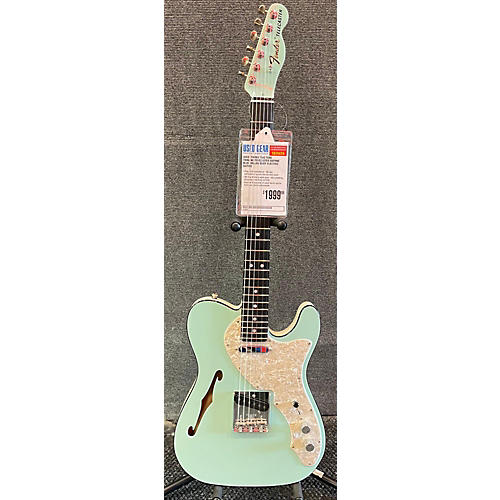 Fender Used Fender TWO TONE THINLINE TELECASTER Daphne Blue Hollow Body Electric Guitar Daphne Blue