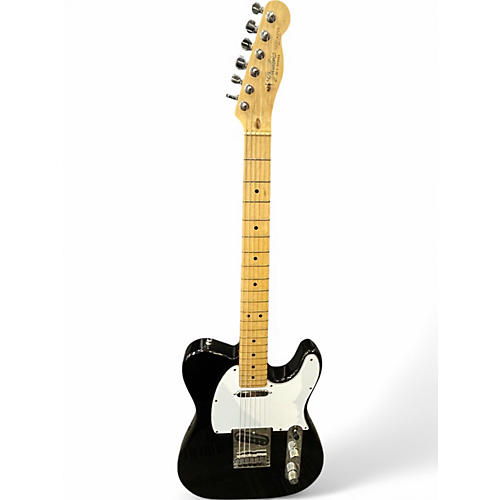 Used Fender Telecaster Black and White Solid Body Electric Guitar Black and White