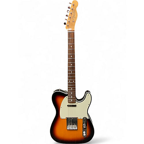 Used Fender Telecaster Custom 3 Tone Sunburst Solid Body Electric Guitar 3 Tone Sunburst