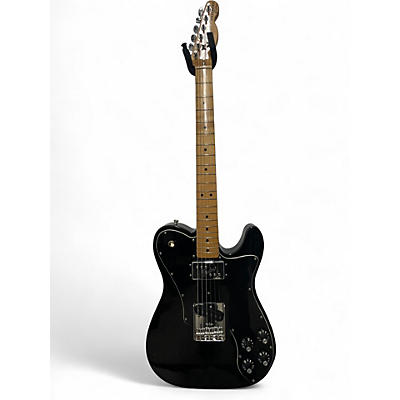 Used Fender Telecaster Custom Black Solid Body Electric Guitar